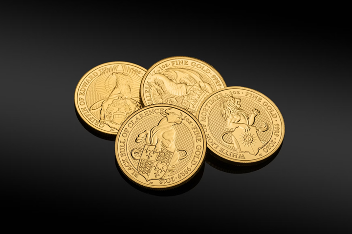 Gold coins set 2